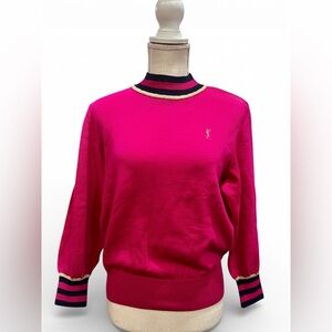 Yves Saint Laurent Vibrant Pink  Sweater
